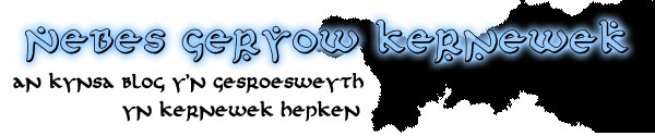 Nebes Geryow Kernewek